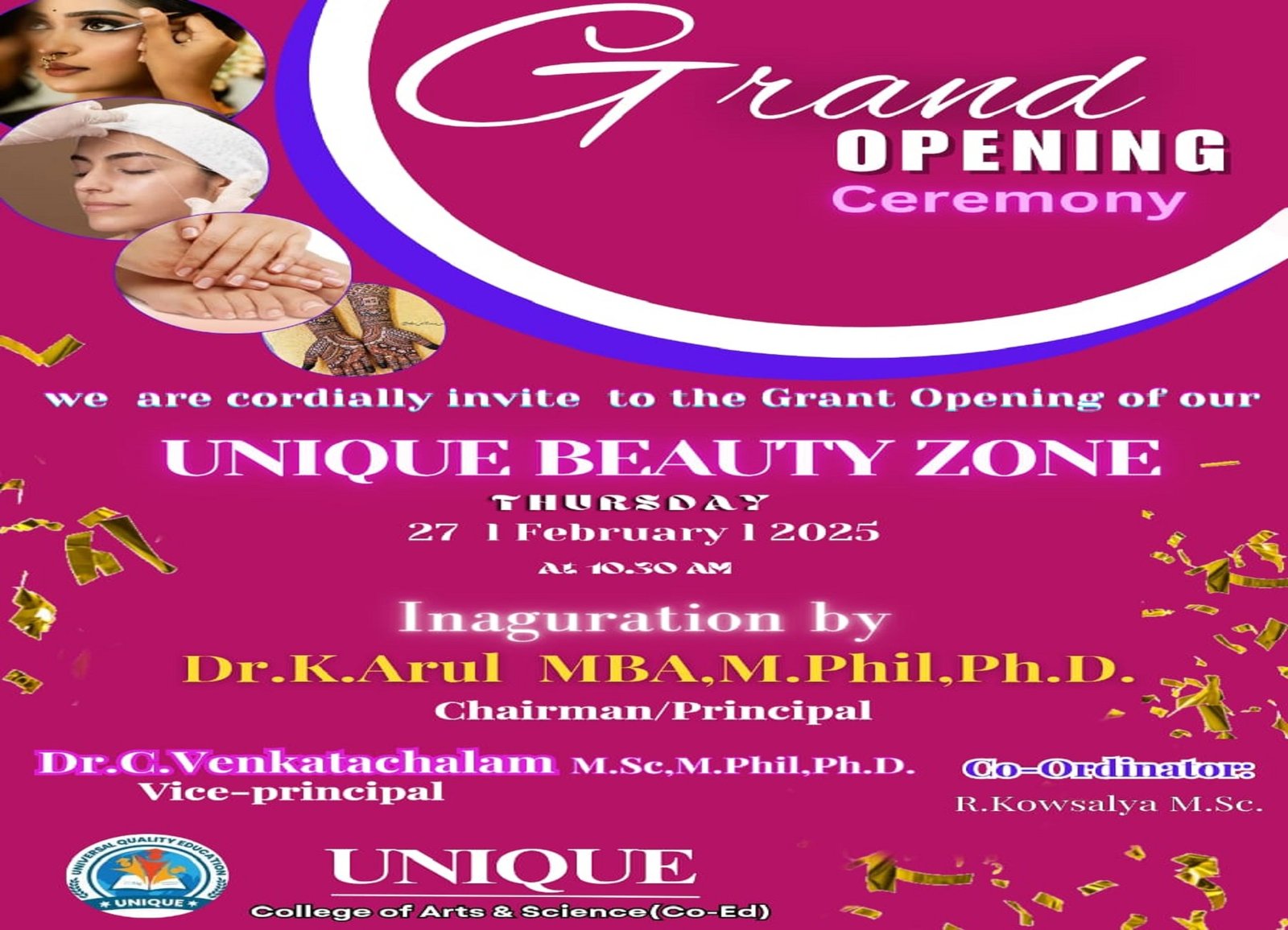 Unique College Beautician Class
